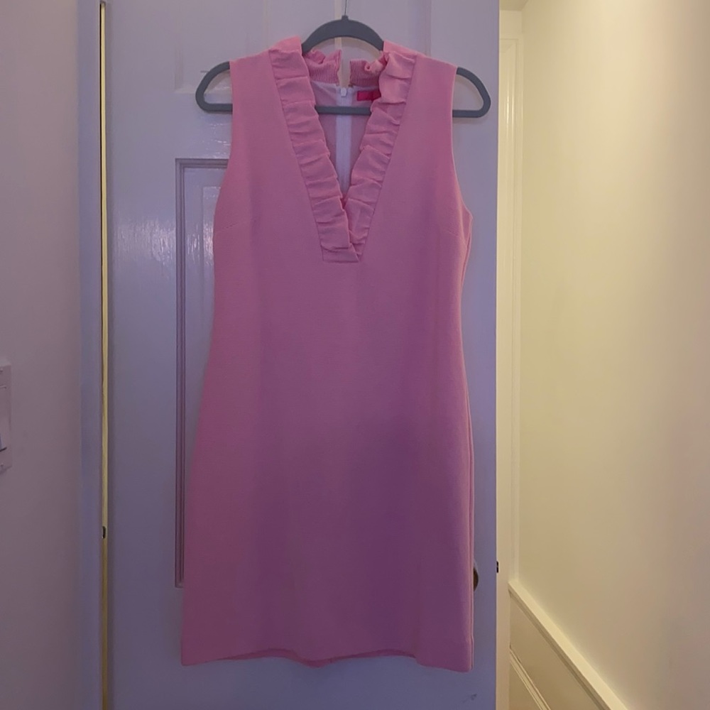 Lilly Pulitzer Pink Ruffled Dress